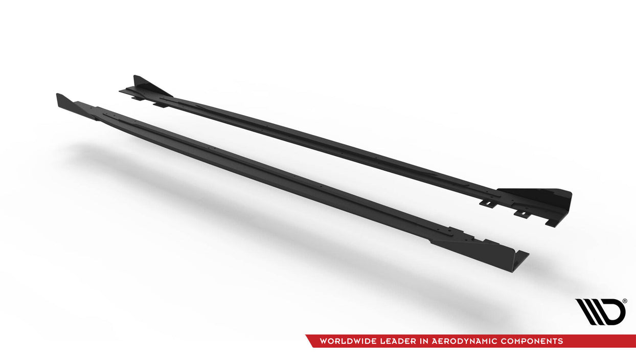 Maxton Design Street Pro Side Skirts Diffusers + Flaps Volkswagen Scirocco R Mk3