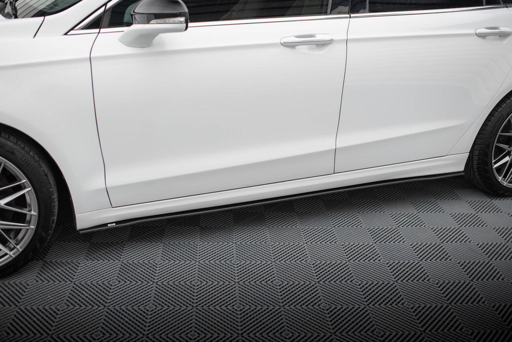 Maxton Design Street Pro Side Skirts Diffusers Ford Mondeo Sport Mk5 Facelift / Fusion Sport Mk2 Facelift