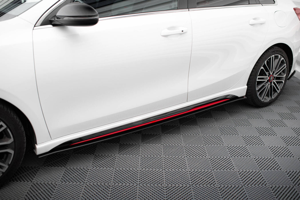 Maxton Design Street Pro Side Skirts Diffusers Kia Ceed GT Mk3 / Proceed Mk1