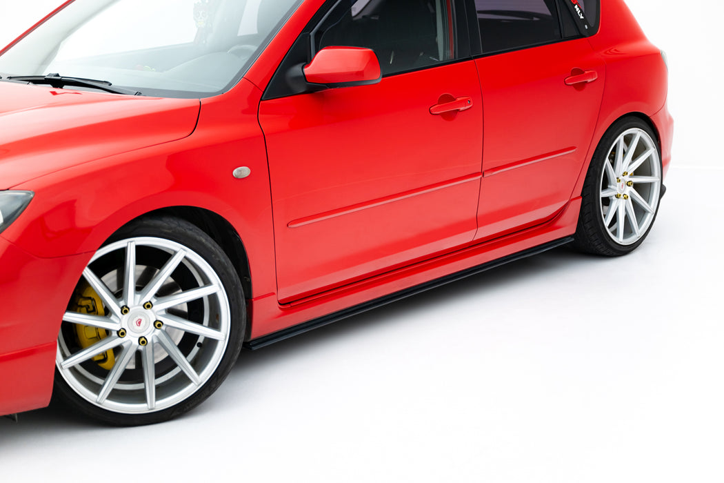 Maxton Design Street Pro Side Skirts Diffusers Mazda 3 MPS Mk1
