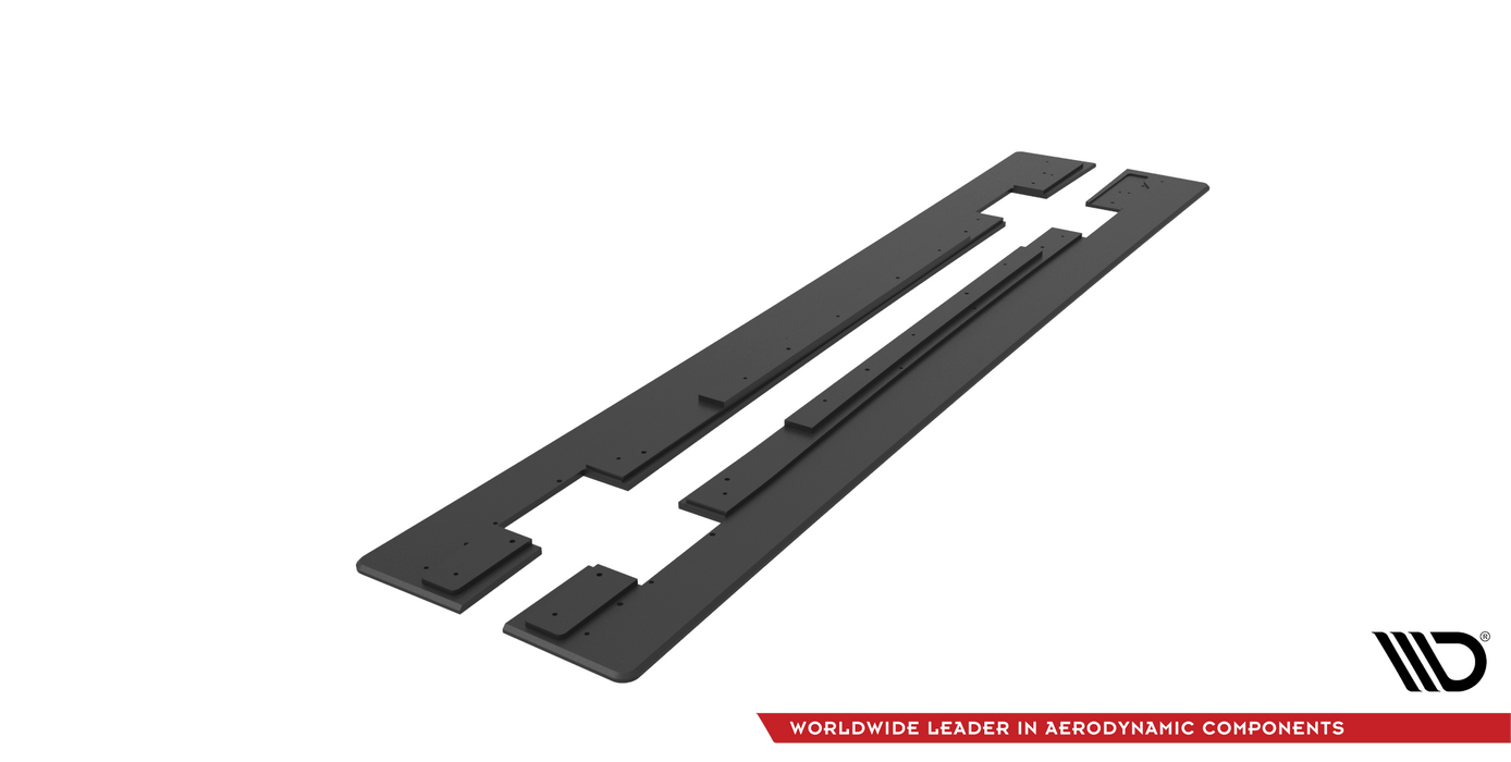 Maxton Design Street Pro Side Skirts Diffusers Mercedes-AMG CLA 45 C117 Facelift