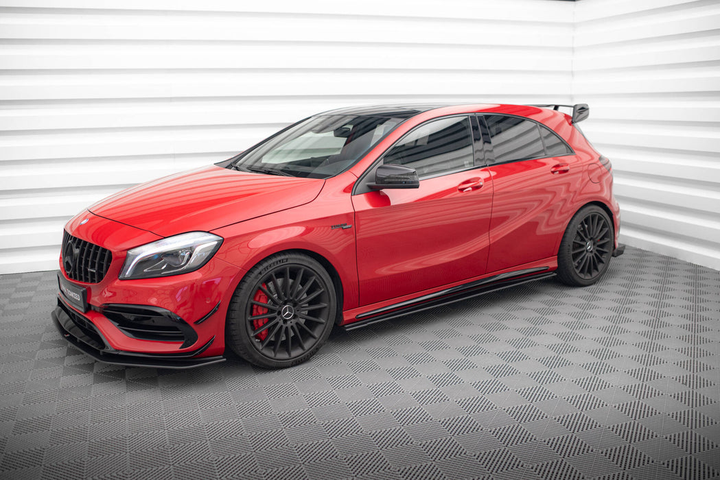 Maxton Design Street Pro Side Skirts Diffusers Mercedes-Benz A 45 AMG W176 Facelift