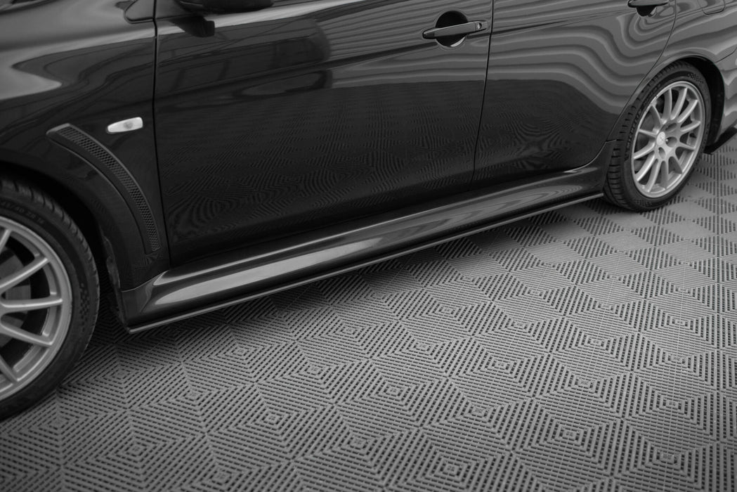 Maxton Design Street Pro Side Skirts Diffusers Mitsubishi Lancer EVO X