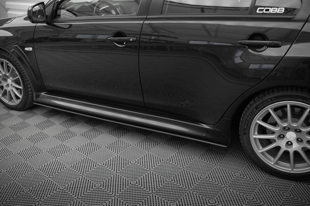 Maxton Design Street Pro Side Skirts Diffusers Mitsubishi Lancer EVO X