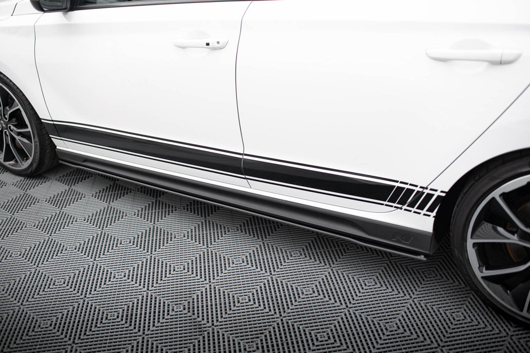 Maxton Design Street Pro Side Skirts Diffusers V.1 Hyundai I30 N Mk3 / Mk3 FL Hatchback / Fastback