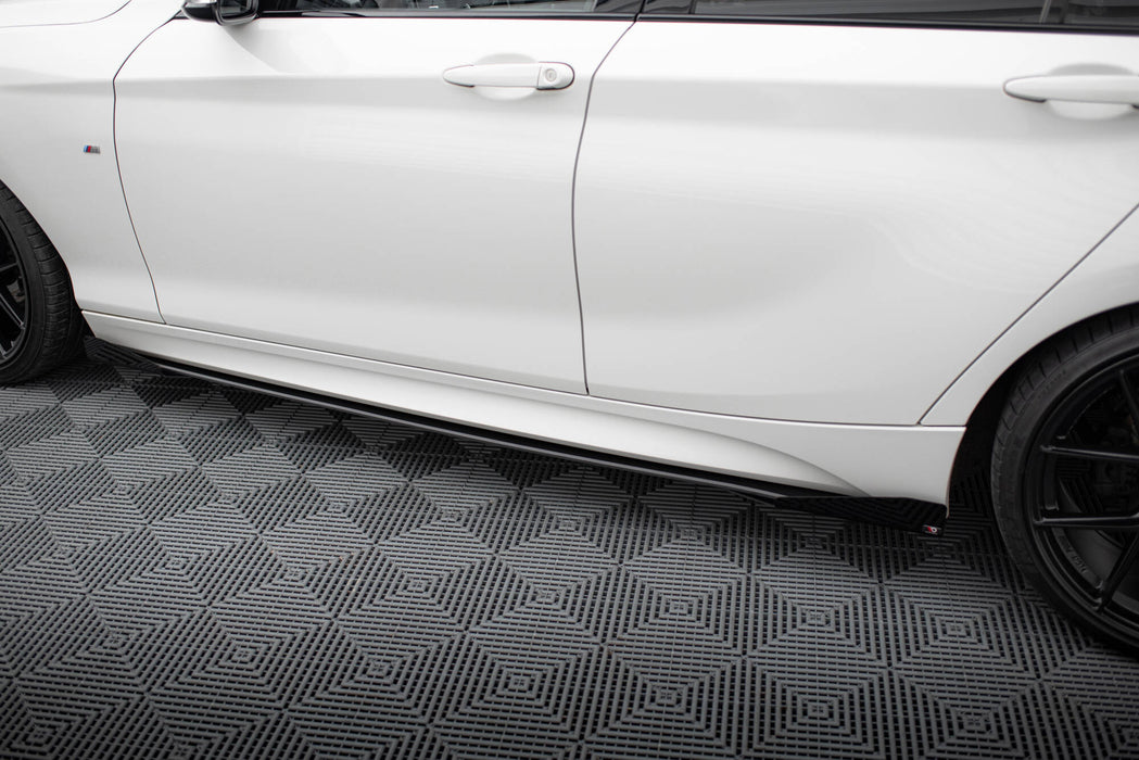 Maxton Design Street Pro Side Skirts Diffusers V.2 + Flaps for BMW 1 F20 M135i / M140i / M-Pack