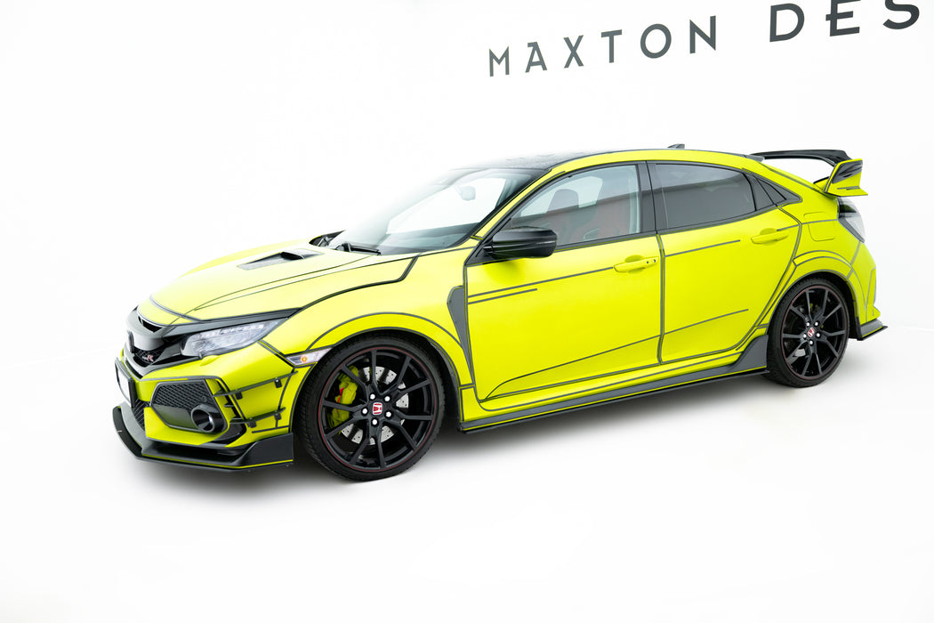 Maxton Design Street Pro Side Skirts Diffusers V.2 Honda Civic Type R Mk10