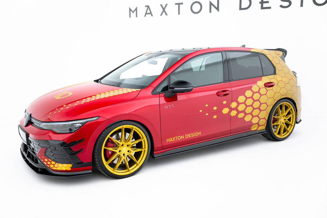 Maxton Design Street Pro Side Skirts Diffusers Volkswagen Golf GTI Clubsport Mk8 Facelift