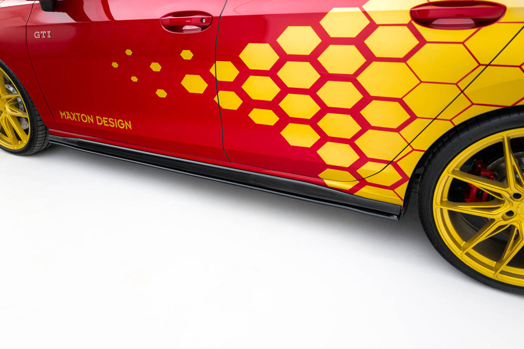 Maxton Design Street Pro Side Skirts Diffusers Volkswagen Golf GTI Clubsport Mk8 Facelift