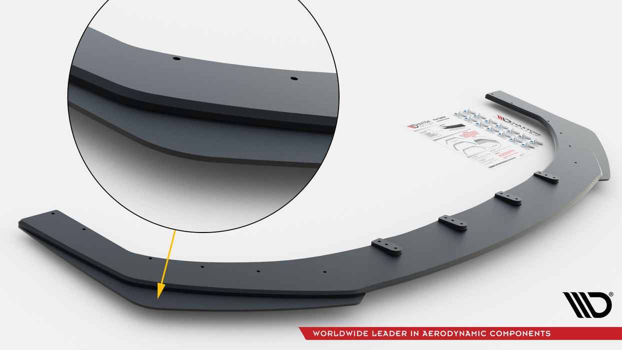 Street Pro Front Splitter + Flaps Jaguar F-Type X152 Facelift 2