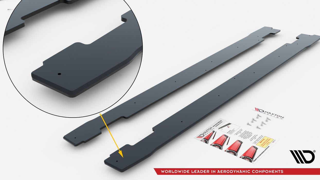 Street Pro Side Skirt Diffusers Jaguar F-Type X152 Facelift 2