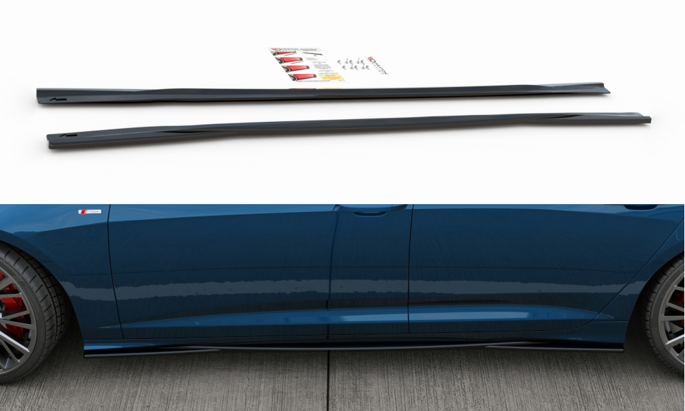 Side Skirt Diffusers Audi S6/ A6 S-Line C8 (2019-)