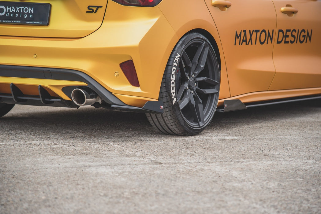 Maxton Racing Rear Side Splitters (+Flaps) Ford Focus St Mk4 (2019-)