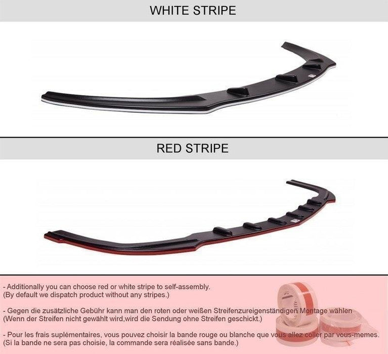 Central Rear Splitter Honda Civic Viii Type S/R (Without Vertical Bars)