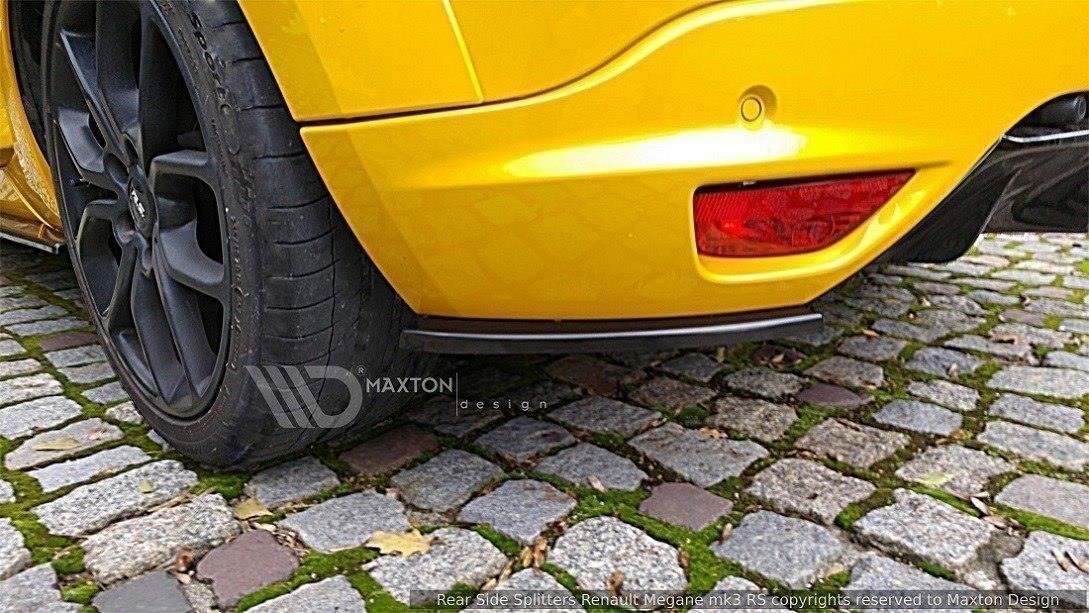Rear Side Splitters Renault Megane 3 Rs