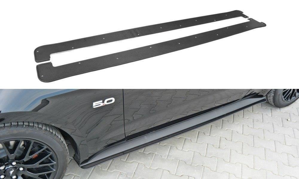 Ford Mustang Mk6 Gt - Racing Side Skirts Diffusers (2014-17)