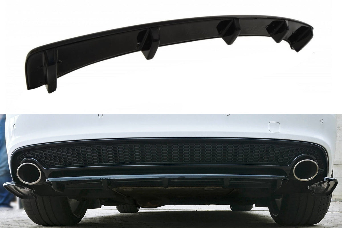 Central Rear Splitter (With A Vertical Bar) Audi A5 S-Line Facelift Co ...