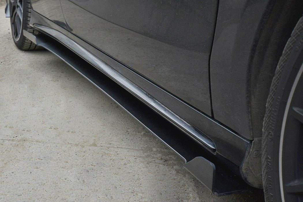 Racing Side Skirts Diffusers V.1 Mercedes Cla A45 Amg C117 Facelift (2017-Up)
