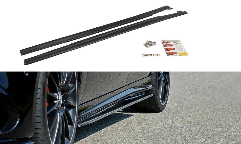 Side Skirts Diffusers Mercedes Cla 45 Amg C117 (Facelift) (2017-Up) & A W176 Amg Facelift (2015-2018)