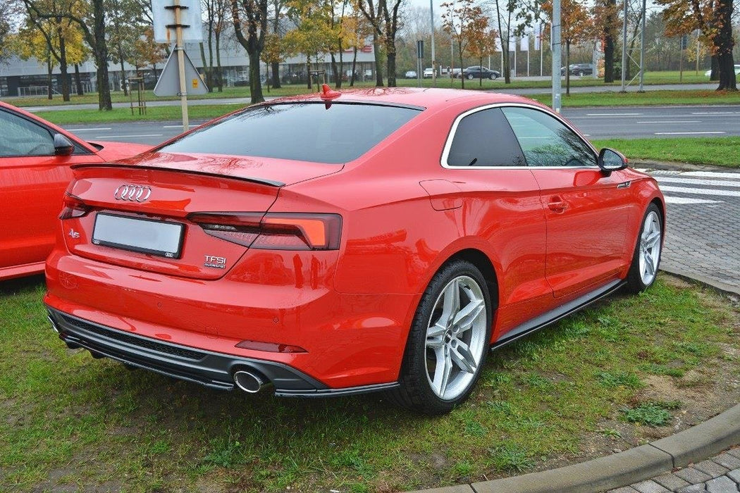 Central Rear Splitter Audi A5 F5 S-Line Coupe (With A Vertical Bars) (2016 - )