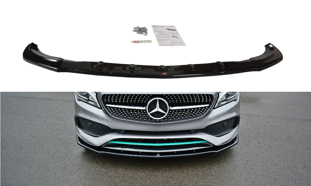 Front Splitter V.1 Mercedes-Benz Cla C117 Amg-Line Facelift (2017-Up)