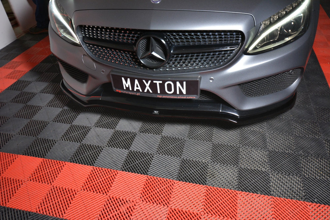 Front Splitter Mercedes C-Class W205 Coupe Amg-Line (2015-2018)